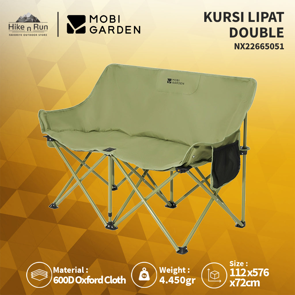 Mobi Garden Kursi Camping Lipat Double NX22665051 Double Moon Chair