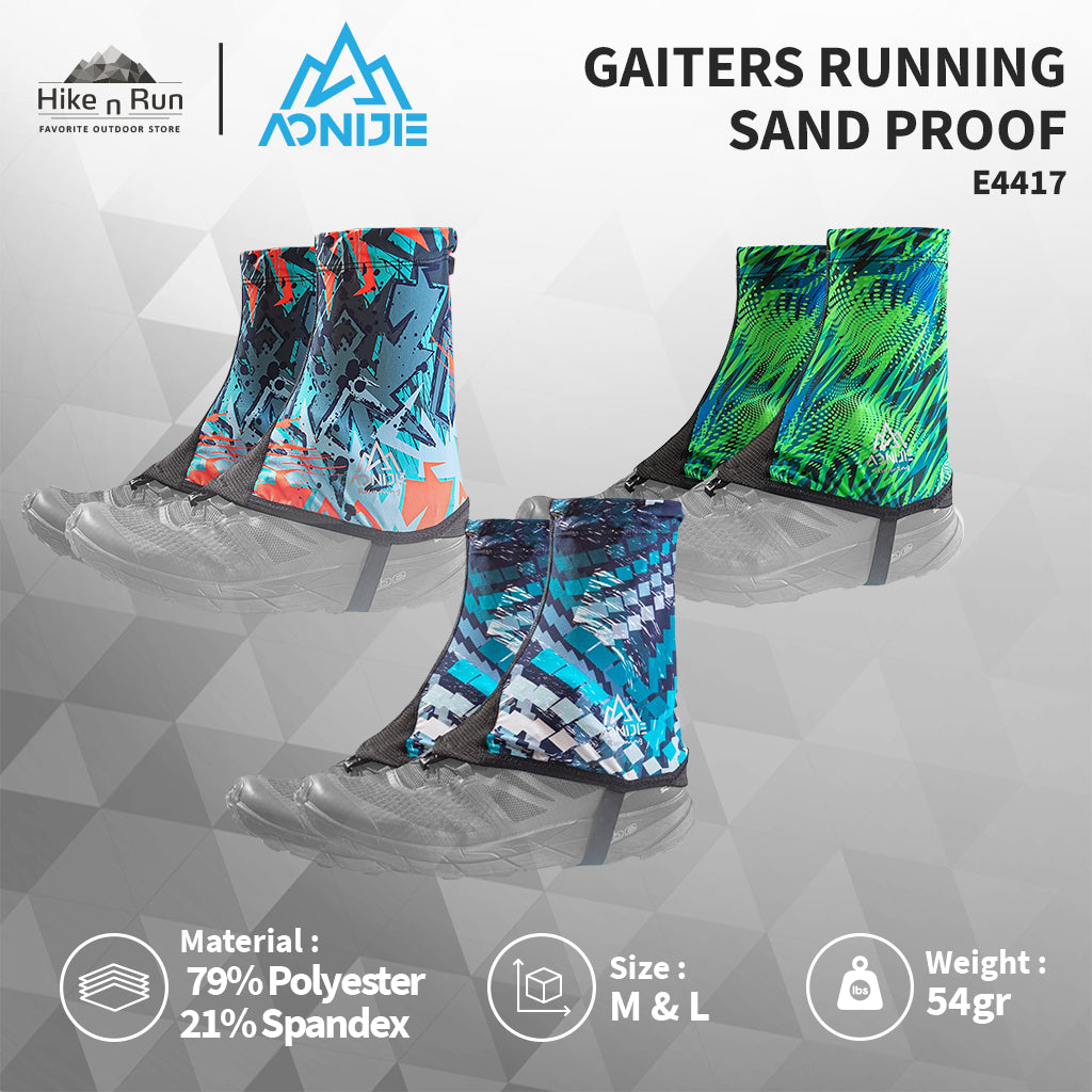 GAITER LARI ANTI PASIR COVER AONIJIE E4417 RUNNING GAITER