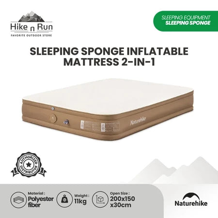 Matras Angin Camping Naturehike CNH22DZ026 Air Mattress Built in Air Pump