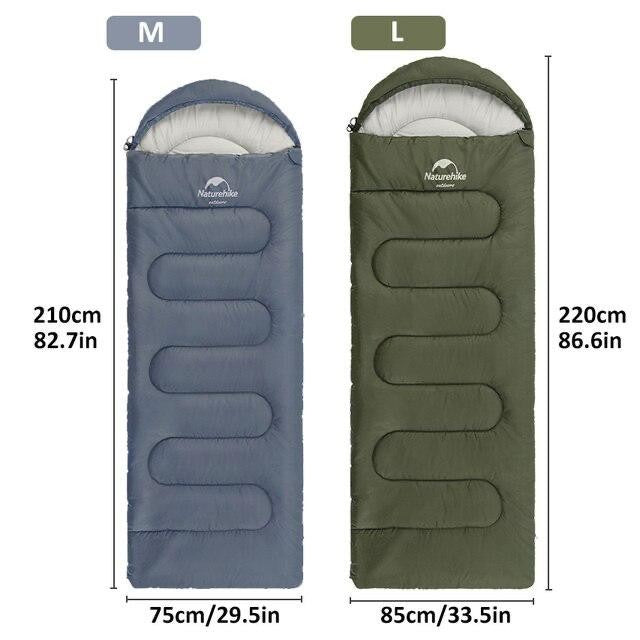 Kantong Tidur Camping Y150L Naturehike NH21MSD08 Envelope Hollow Cotton Sleeping Bag