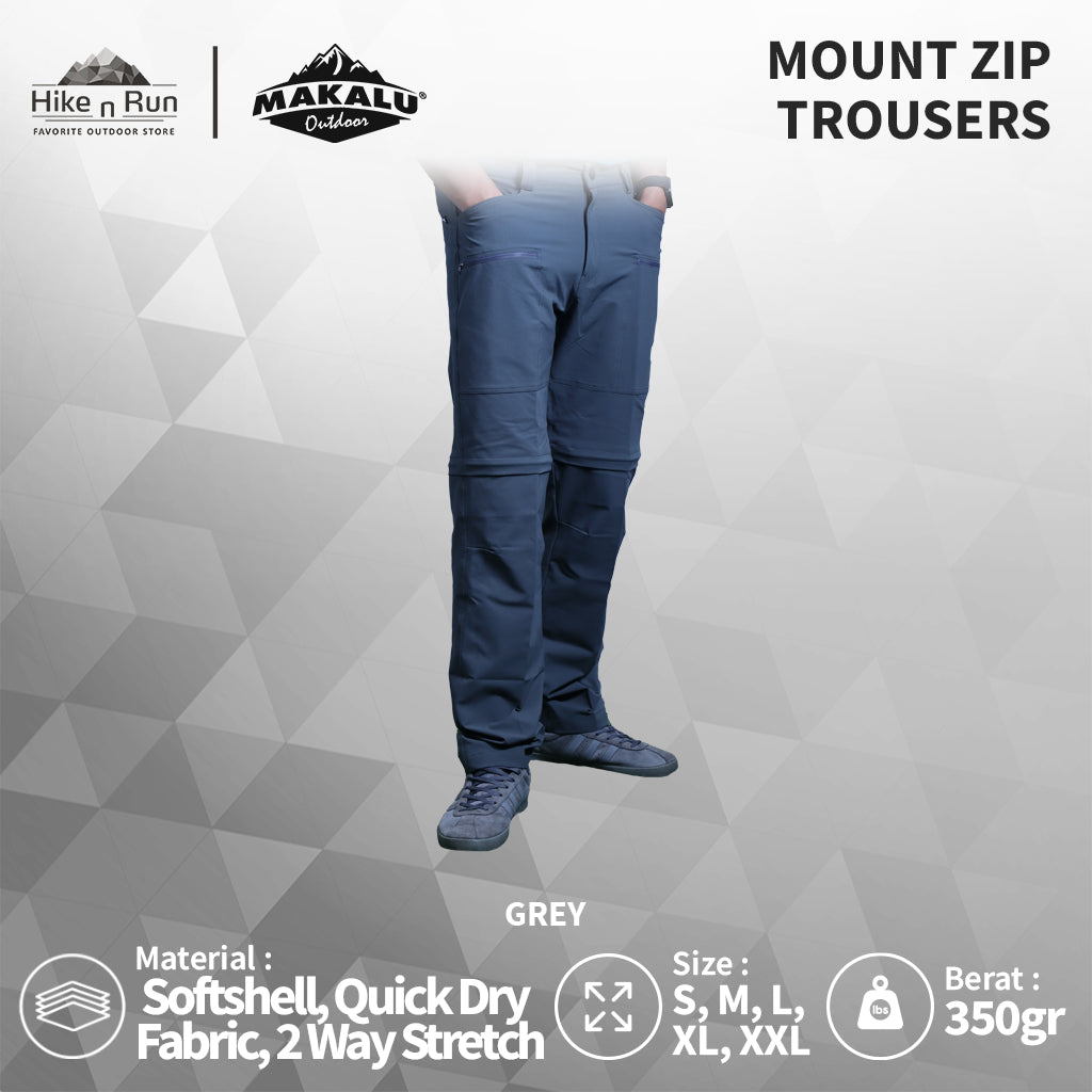 Celana Panjang Serbaguna Makalu Mount Zip Trousers