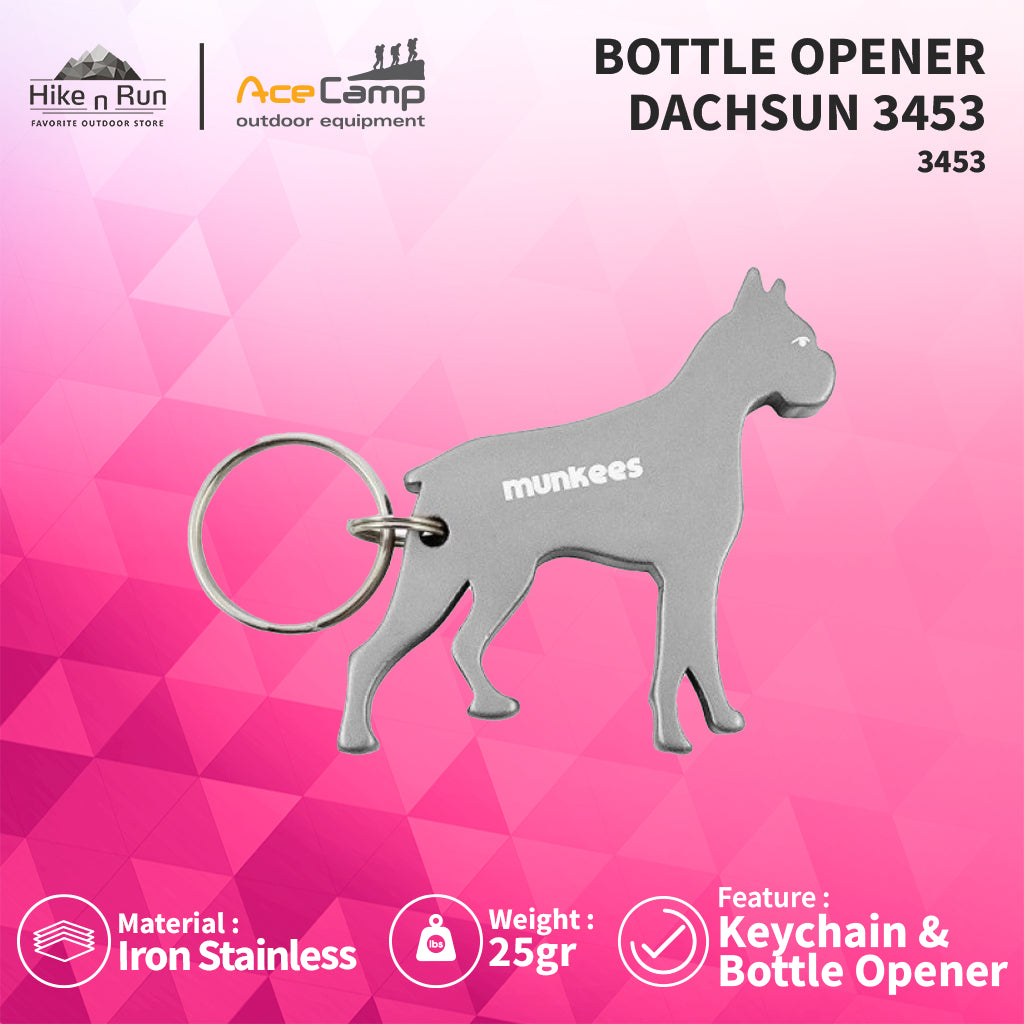 Munkees Gantungan Kunci Bottle Opener Dachshun - 3453