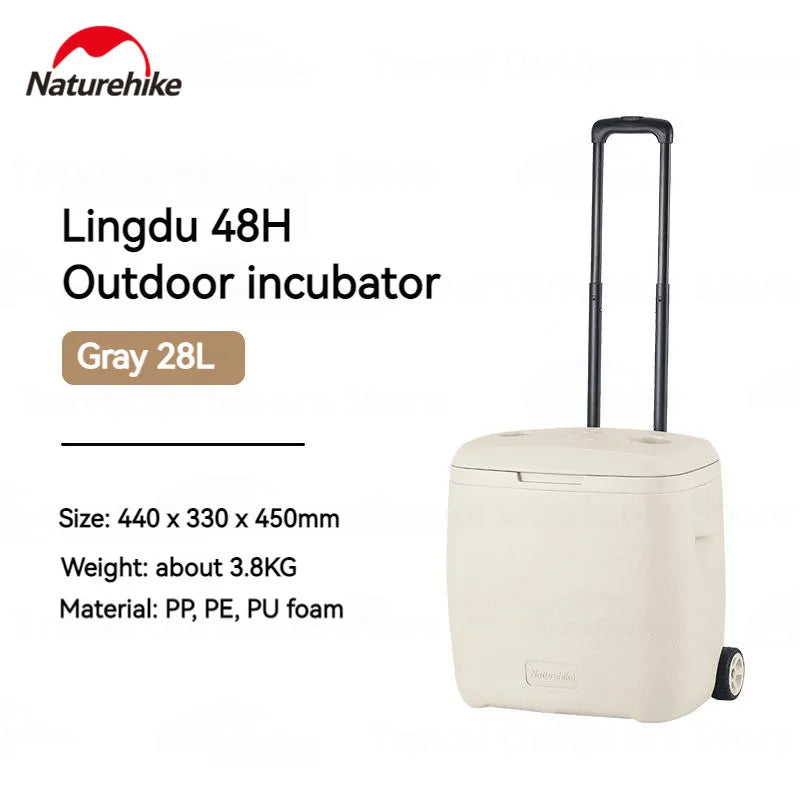 Naturehike Cooler Box Camping CNK2300BS013 Lingdu Cooler Box Bisa Menahan 48H