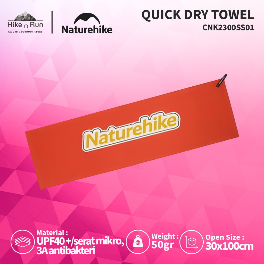 Naturehike Handuk Travel Quick Dry CNK2300SS011 Sports Antibacterial Towel