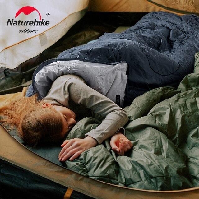 Kantong Tidur Camping Y150L Naturehike NH21MSD08 Envelope Hollow Cotton Sleeping Bag