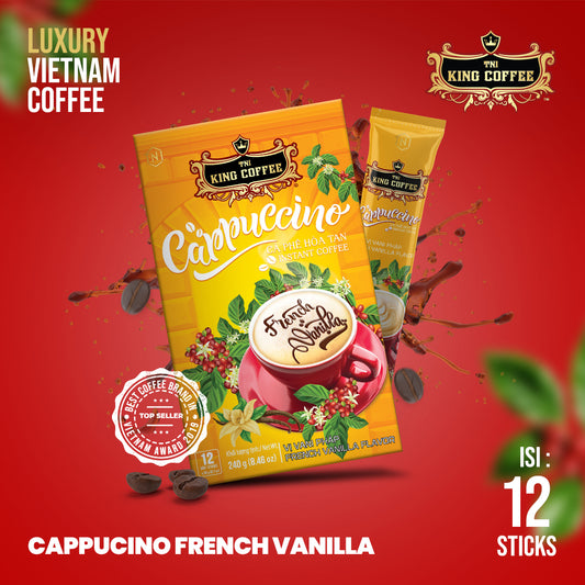 KOPI VIETNAM KING COFFEE CAPPUCCINO FRENCH VANILLA FLAVOR