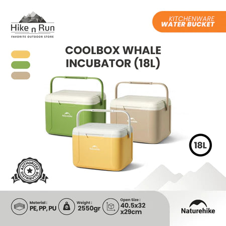 Cooler Box Whale Fishing Kotak Pendingin Naturehike CNK2450CF012 Outdoor Coolbox Incubator