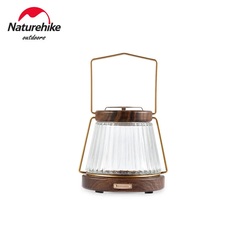 Naturehike Lampu Camping Vintage Lilin CNH22DQ018 Candle Light Glass Cover