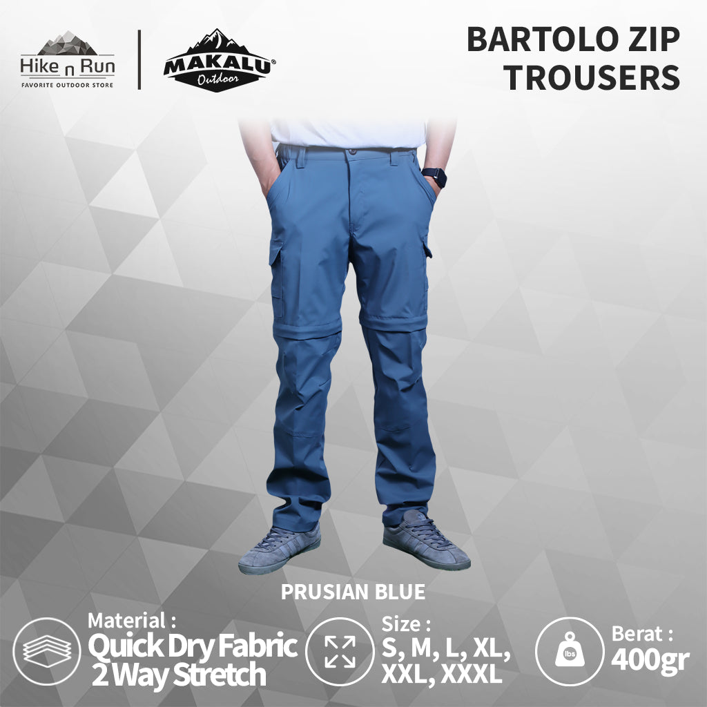 Celana Panjang Outdoor Serbaguna Makalu Bartolo Zip Trousers