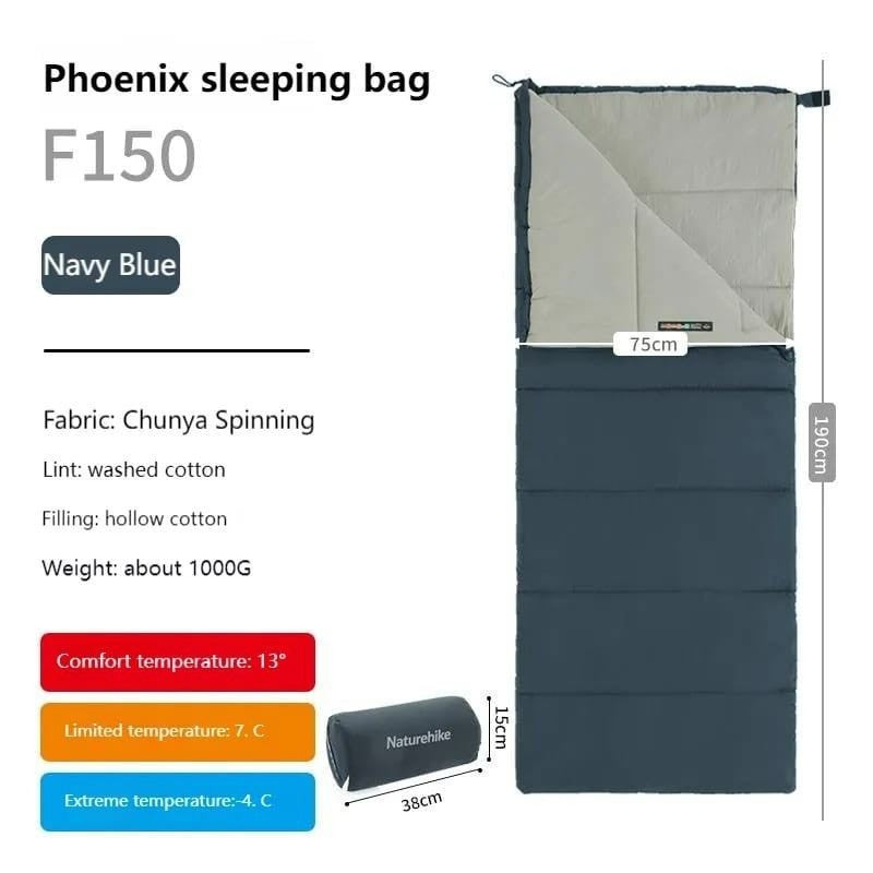 Kantung Tidur F150 Fengwei NATUREHIKE NH22MSD05 Envelope Hollow Cotton Sleeping Bag