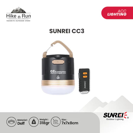 Sunrei CC3 Camping Lamp with Remote