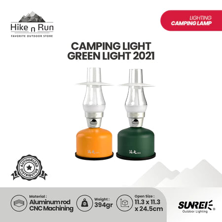 Sunrei Green Light Camping Lantern