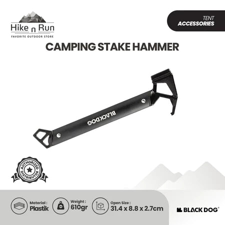 PALU PASAK CAMPING BLACKDOG  BD-LYC00 CAMPING STAKE HAMMER