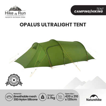 Tenda Camping Opalus 20D Naturehike 3P Tenda Ultralight NH17L001-L