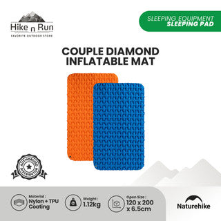 Naturehike Couple Diamond Thick Inflatable Mat FC-11 NH19Z055-P