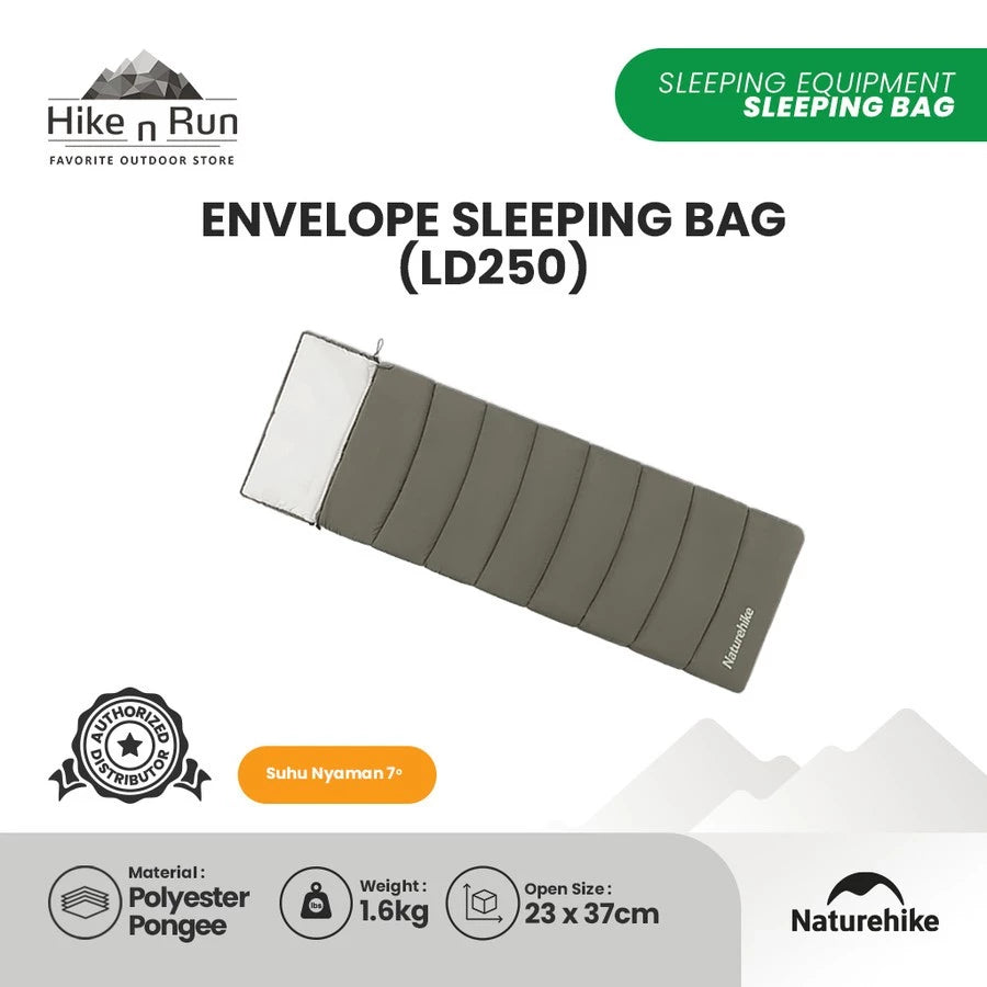 Kantung Tidur Naturehike CNK2300SD016 Envelope Cotton Sleeping Bag