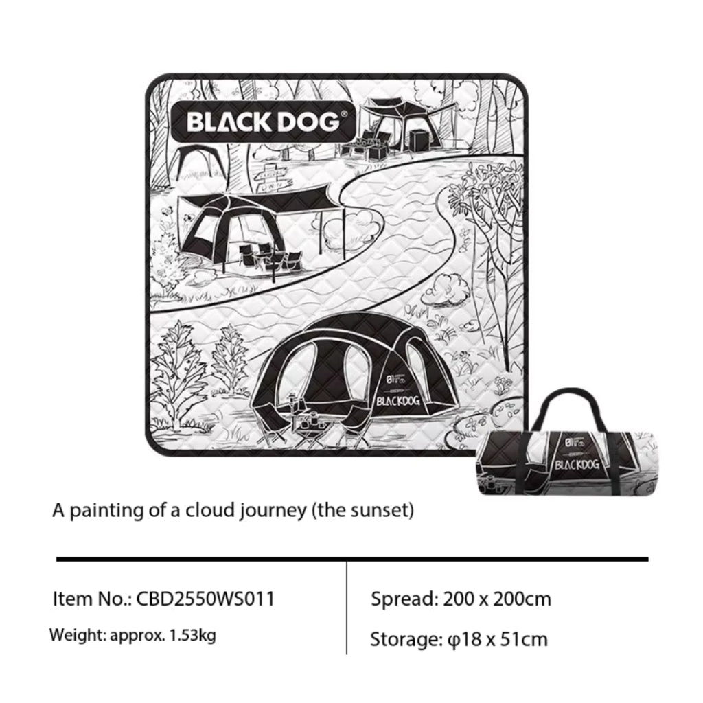 BLACKDOG Matras Piknik Camping Motif Ultrasonic Picnic Mat CBD2550WS011