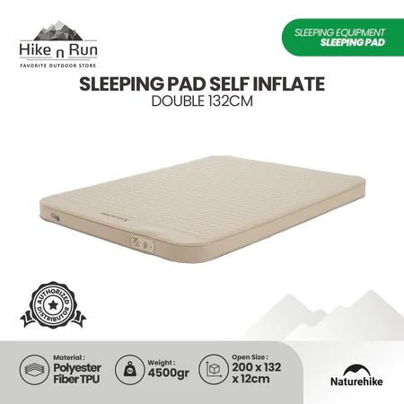 Naturehike Kasur Angin Camping Dengan Pompa CNK2300WS011 Matras Sleeping Pad Self Inflate