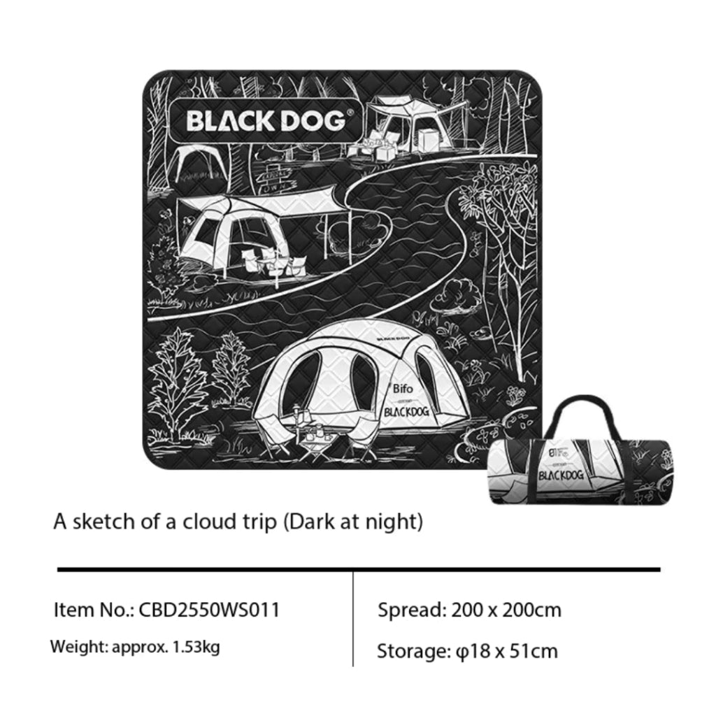BLACKDOG Matras Piknik Camping Motif Ultrasonic Picnic Mat CBD2550WS011