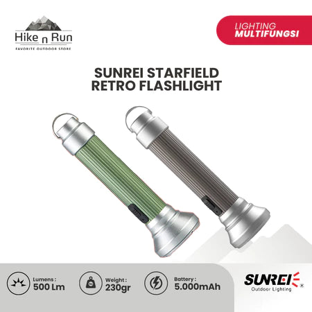 Sunrei Starfield Retro Flashlight