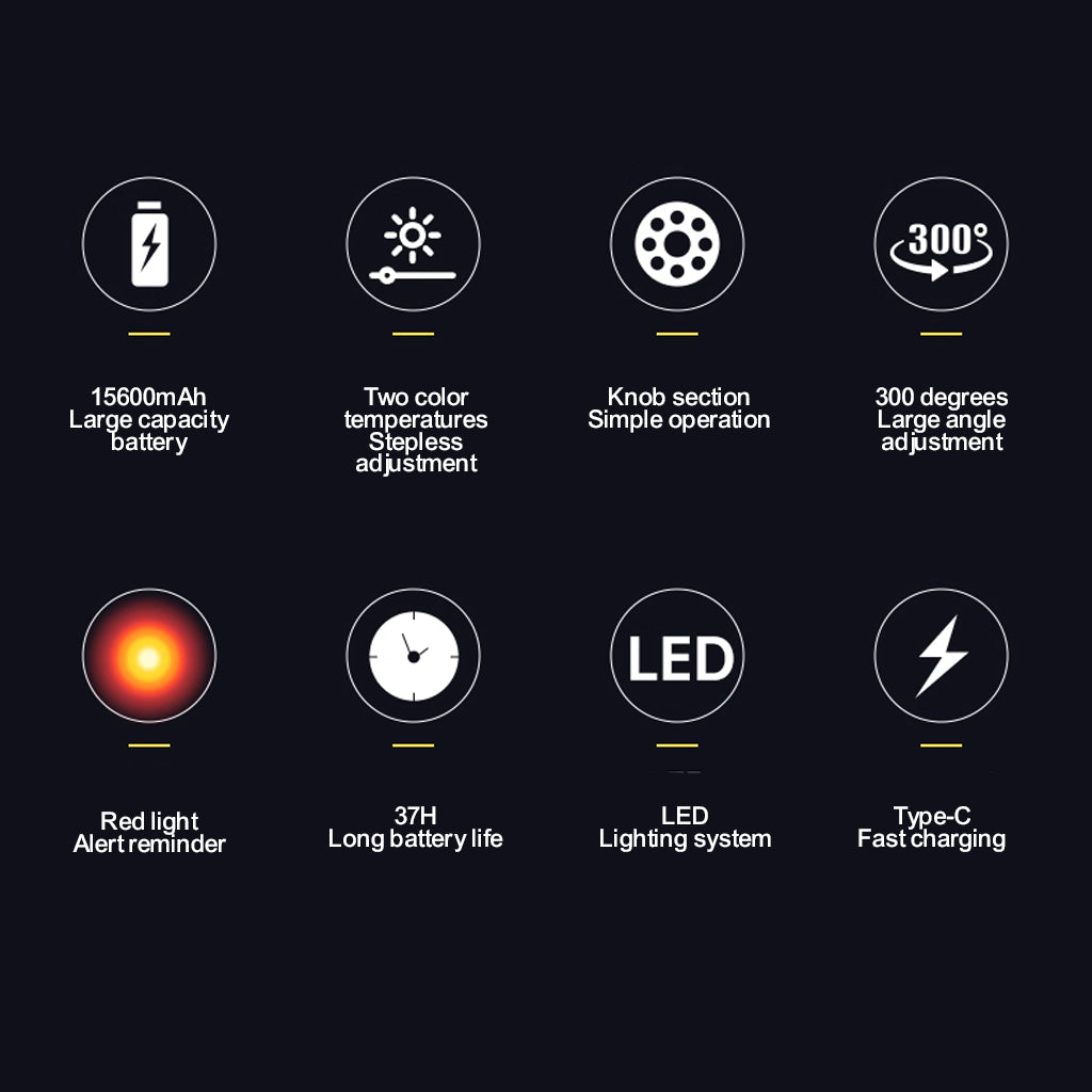 Sunrei C2000 Lampu Proyek Emergency Darurat Cordless Tahan Lama