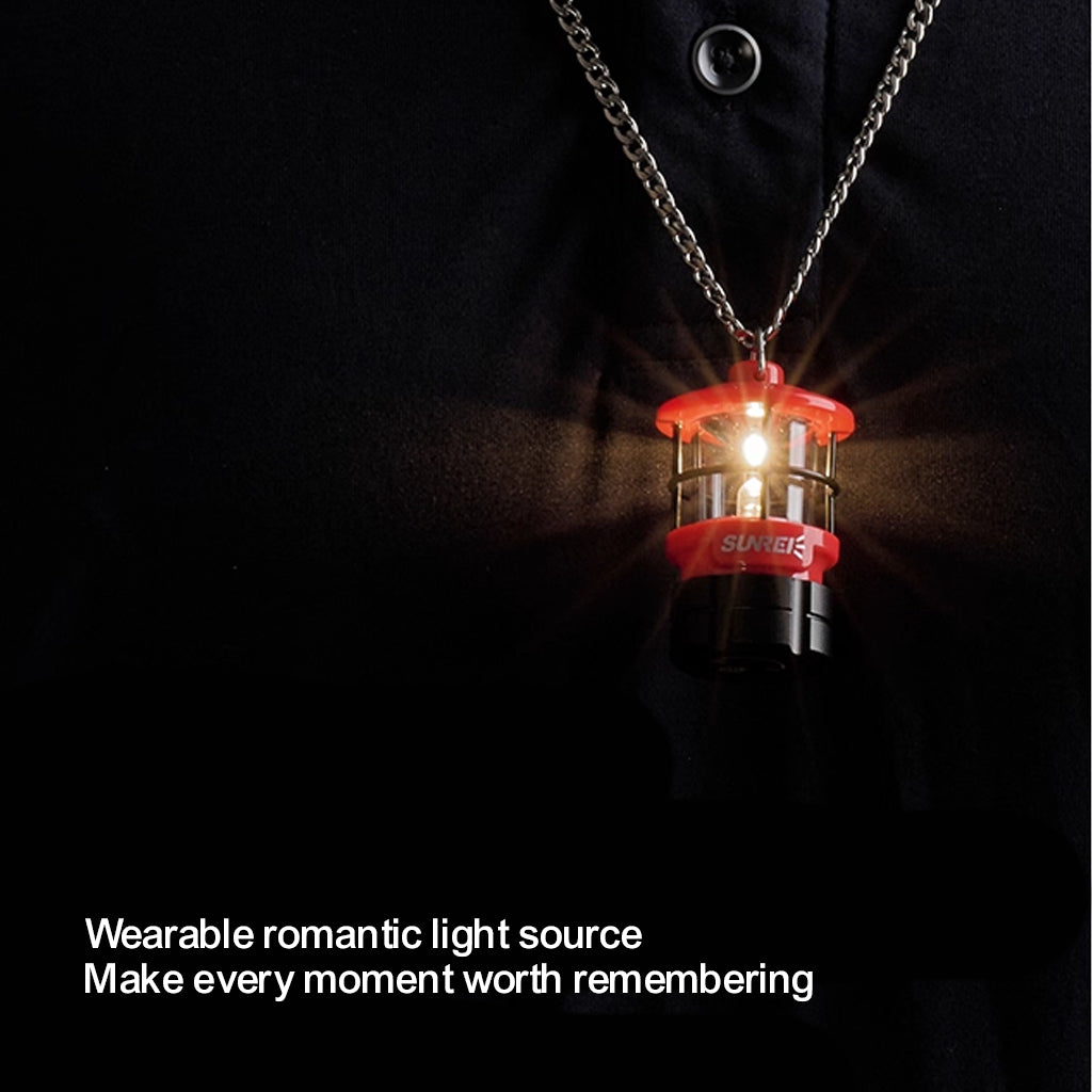 Sunrei Gantungan Kunci mini Lampu Meteor keychain light aksesoris 10 Lumens