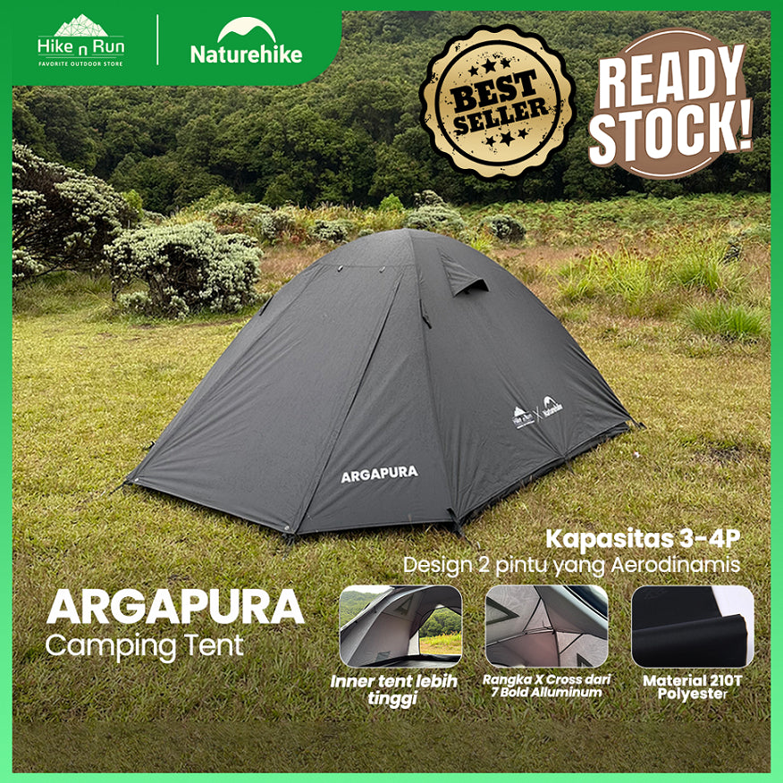 Naturehike X Hike n Run Argapura Series Hiking Tent 3-4P