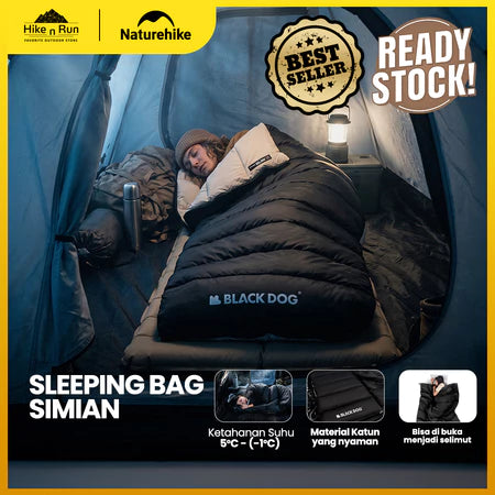 Blackdog Simian Envelope Sleeping Bag Cotton CBD2550WS052 Kantong Tidur Outdoor SB Camping CBD2450WS048