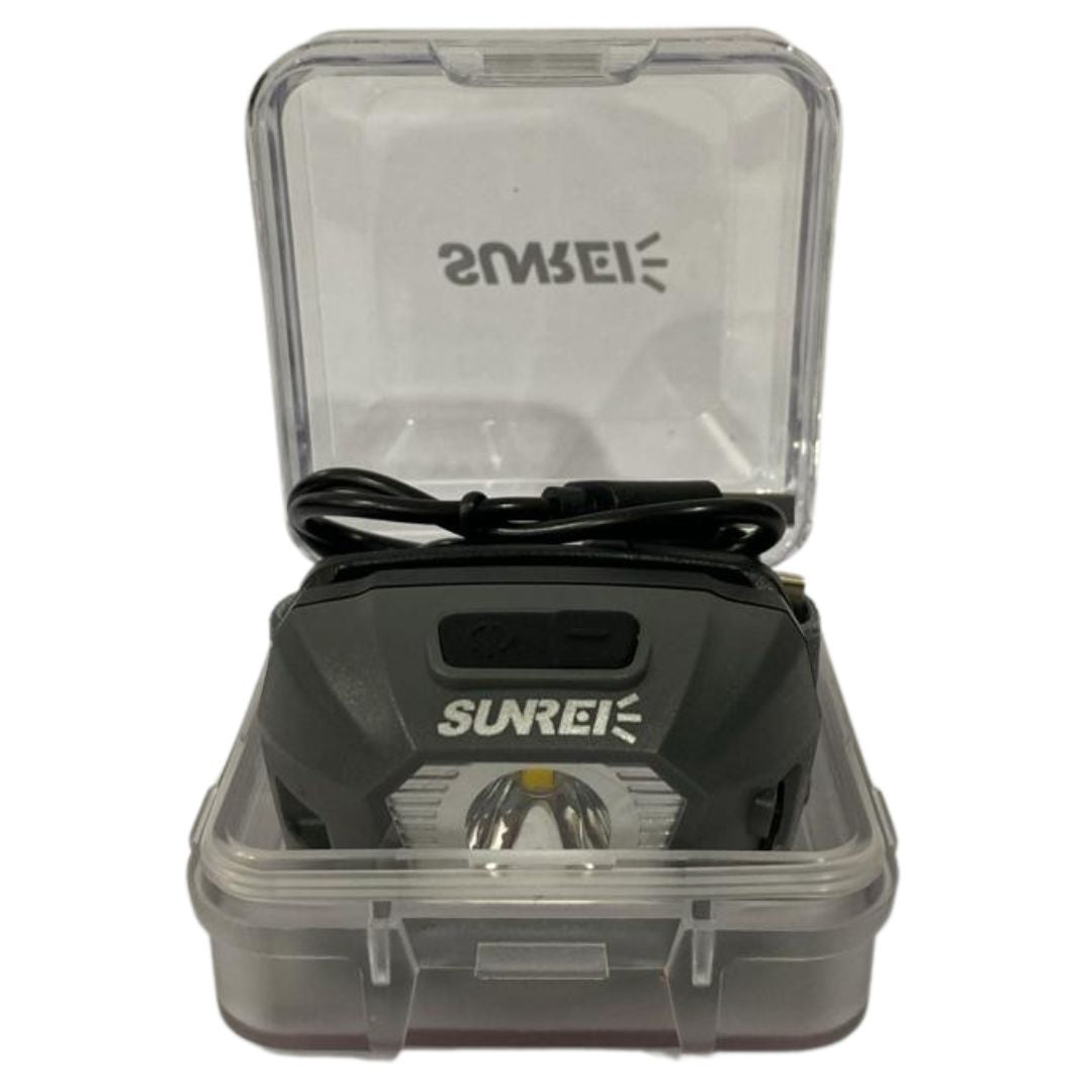 Lampu Kepala Headlamp Sunrei iFishing Sensor 225 Lumens IPX6