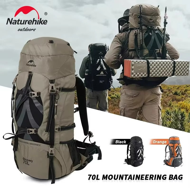 Naturehike Tas Carrier Backpack 70L NH70B070-B