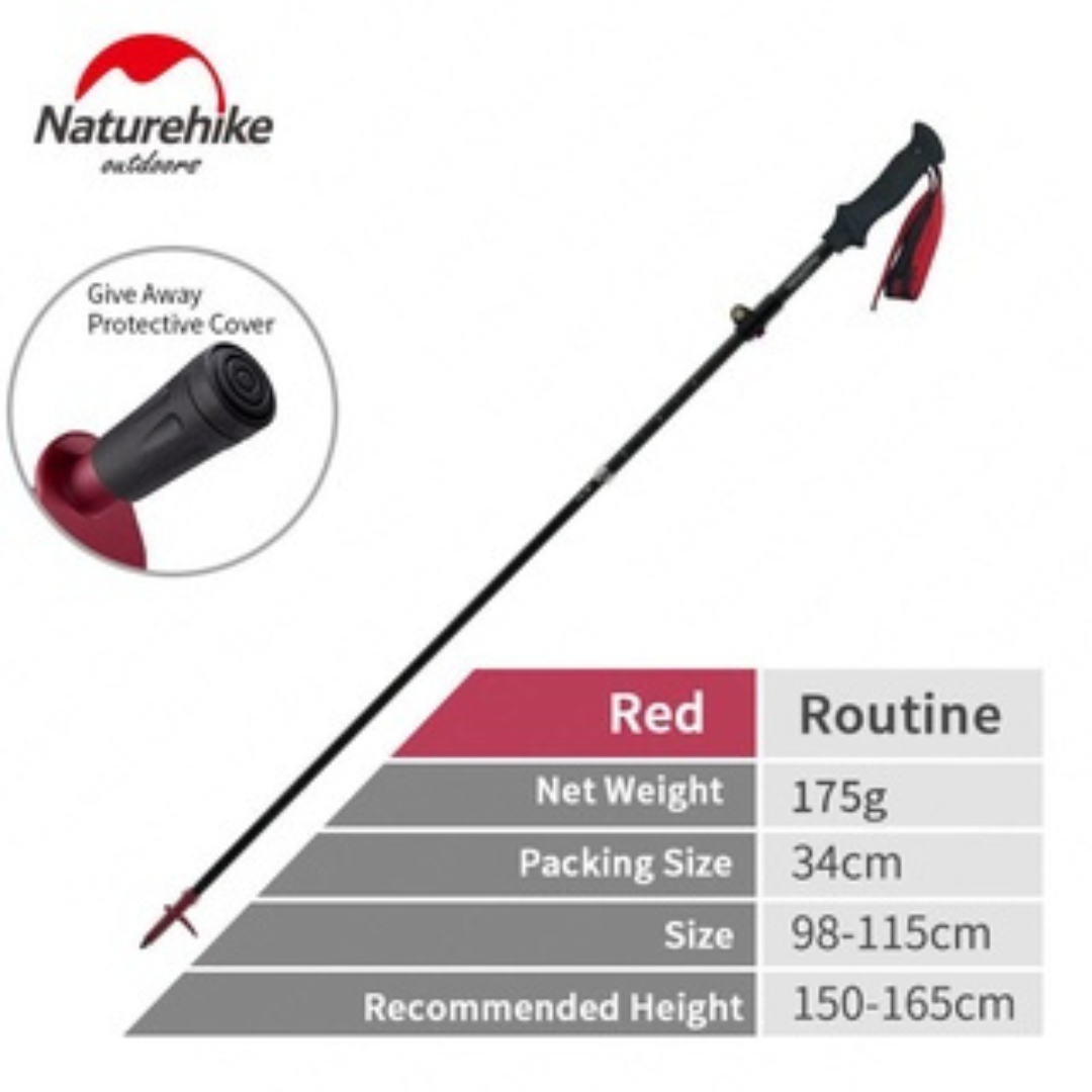 Naturehike ST07 Carbon Fiber Trekking Pole NH18D010-Z