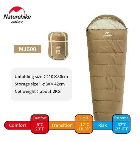 Naturehike Sleeping Bag Cotton Mummy CNK2300SD014