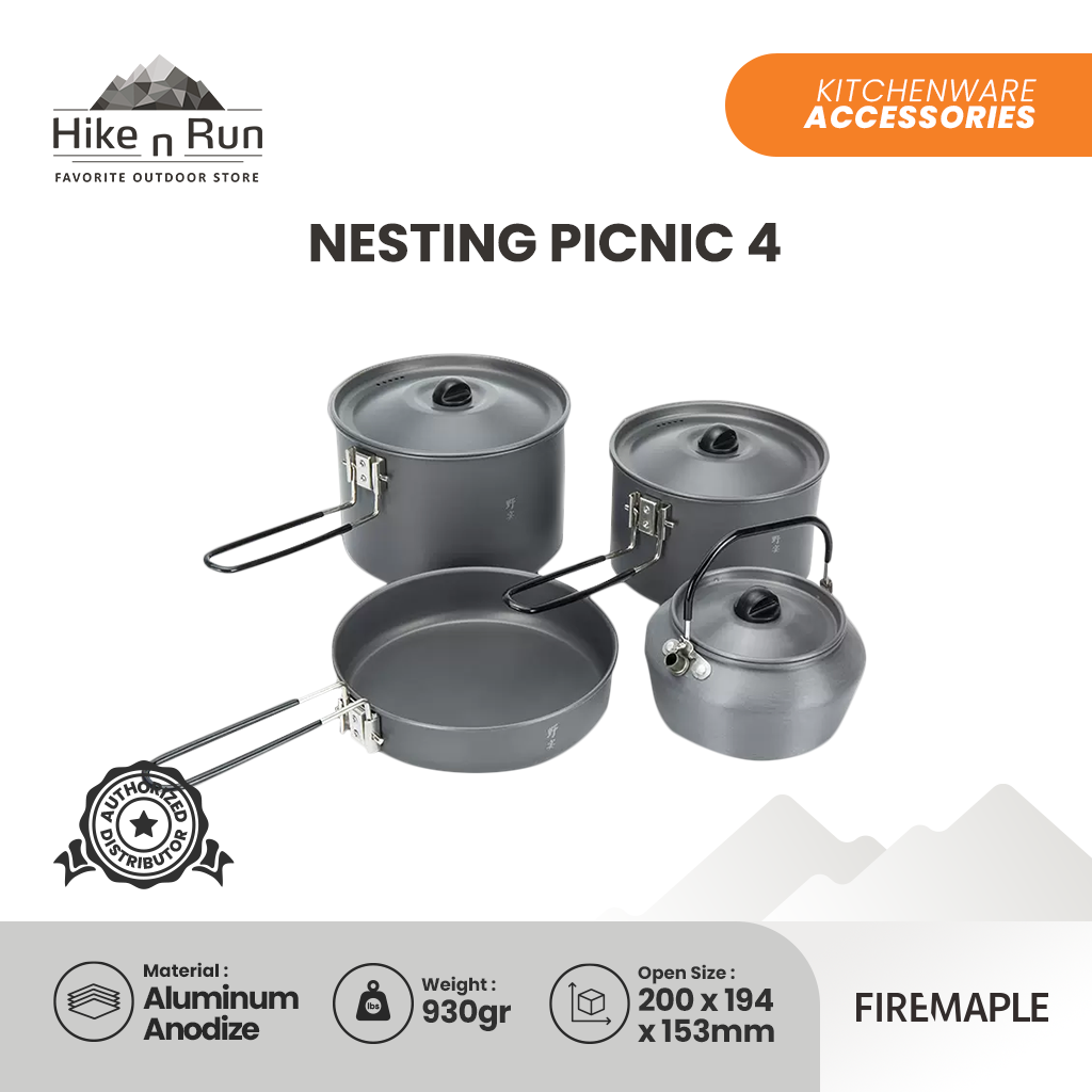 Firemaple Peralatan Masak Camping Ultralight Picnic 4