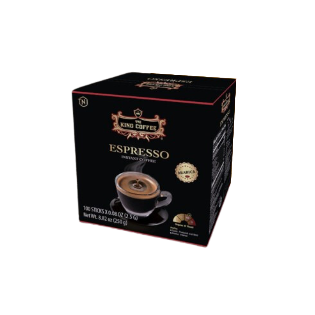 DUS Karton King Coffee Espresso Instant 12 box Per box Isi 100 Sachet