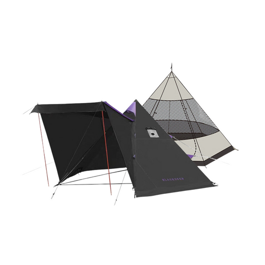 BUNDLING Tenda Camping Blackdeer BD12211153 Night Elf TeePee Tent 2.0 + BD Inner Tent TeePee Night Elf 2.0