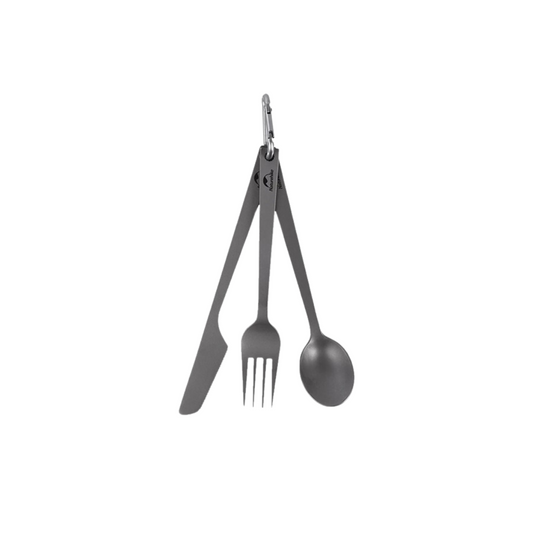 Set Alat Makan Naturehike TZD11 NH19T011-D Titanium Cutlery 3 in 1