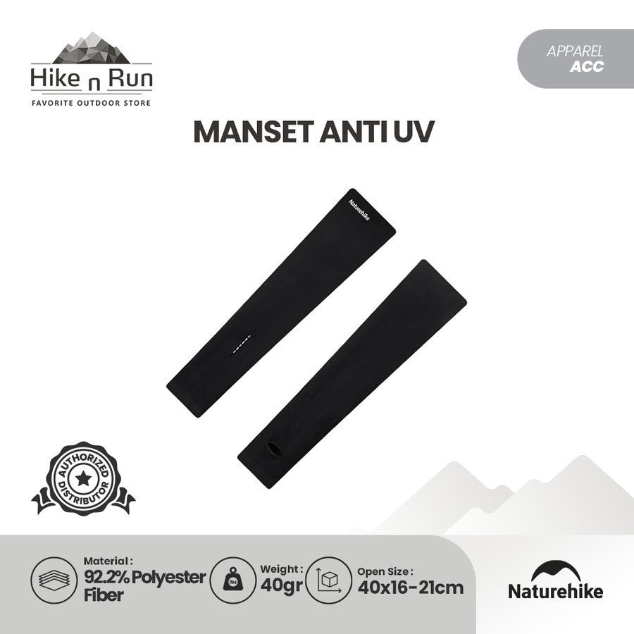 Manset Tangan Anti Sinar Matahari HIke n Run Naturehike Aonijie Anti UV Outdoor Sleeve