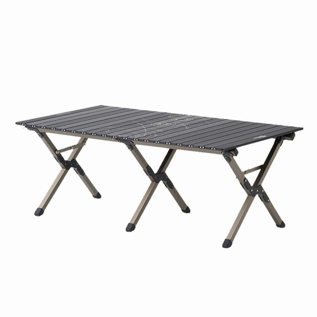 Meja Lipat Camping Wandering Earth Blackdeer BD52312001 Portable Allumunium Roll Table