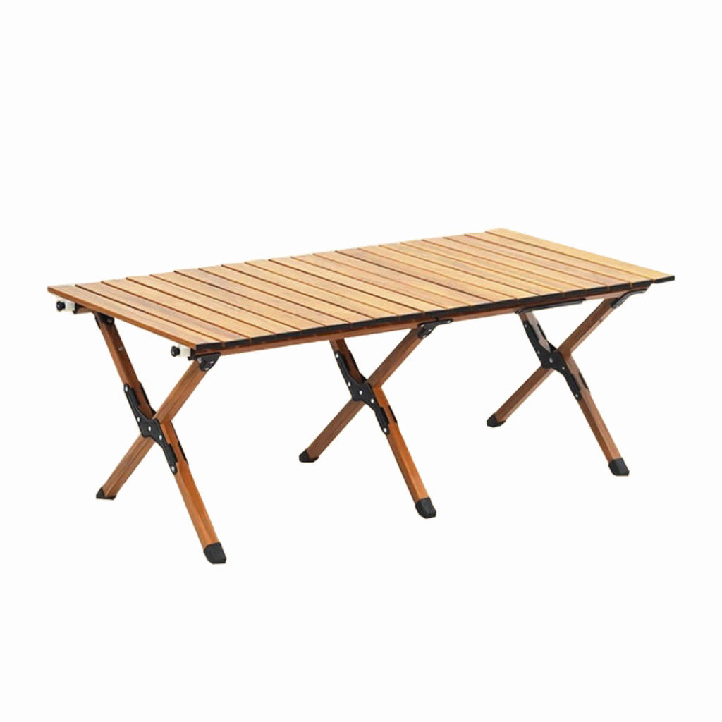 Meja Lipat Blackdeer 120 BD12122208 Portable Wood Roll Table