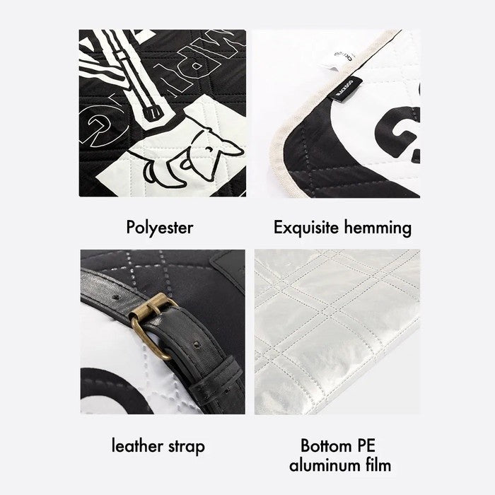 Matras Piknik Tebal Motif Blackdog BD-YCD002 Camping Piknik Mattress