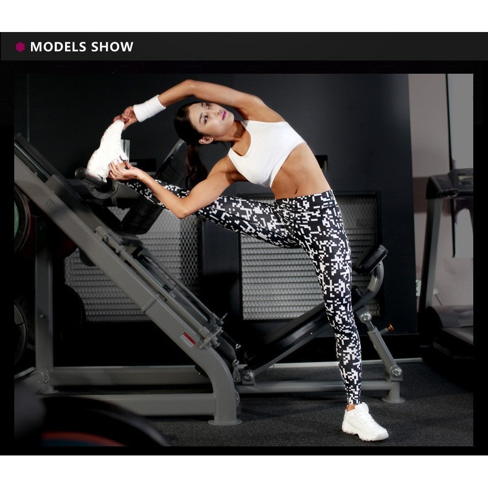 Sport Legging Compression Woman Yoga Running Training Pant 007D