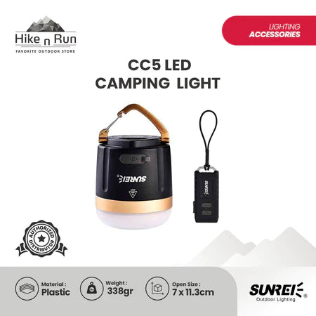 Sunrei CC5 Camping Lamp with Remote