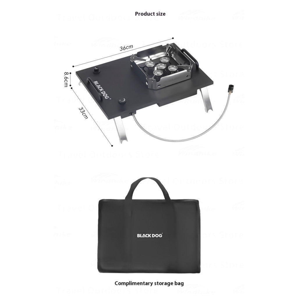 Kompor IGT Blackdog Kompor Lipat Comet Flame CBD2550CF010 Camping Stove IGT