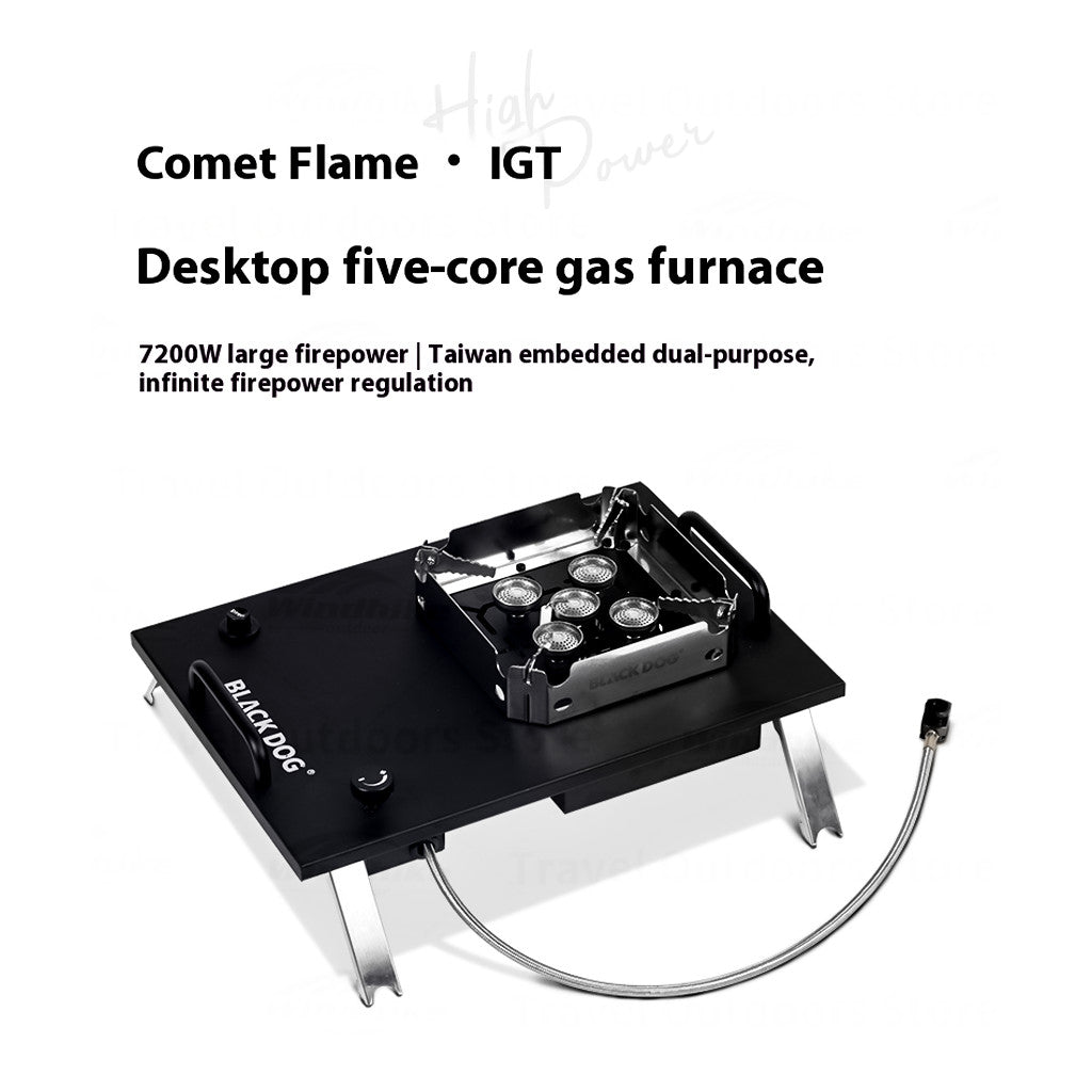 Kompor IGT Blackdog Kompor Lipat Comet Flame CBD2550CF010 Camping Stove IGT