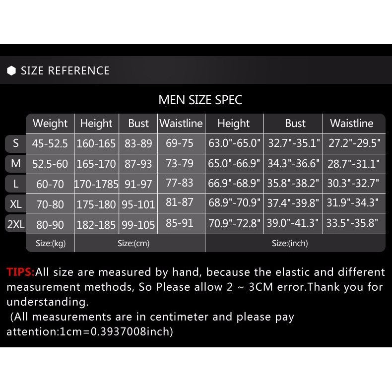 Sport Legging Compression Men Running Training C600 (Black)