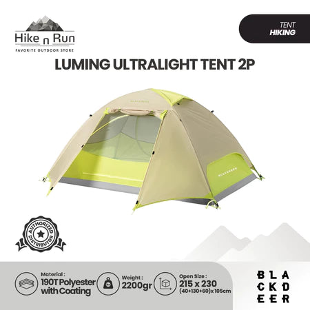 Blackdeer Tenda Camping Ringan 2P Luming Ultralight Tent BD12511275