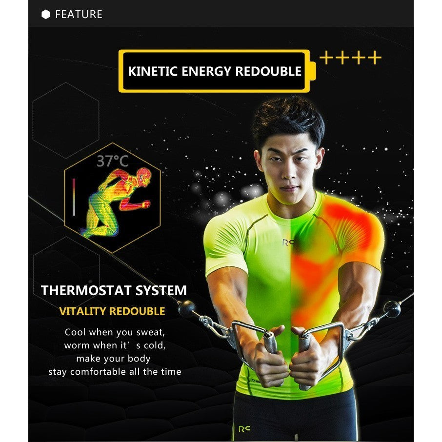 RC Compression Sport Tshirt Superhero Fitness Running - Hulk