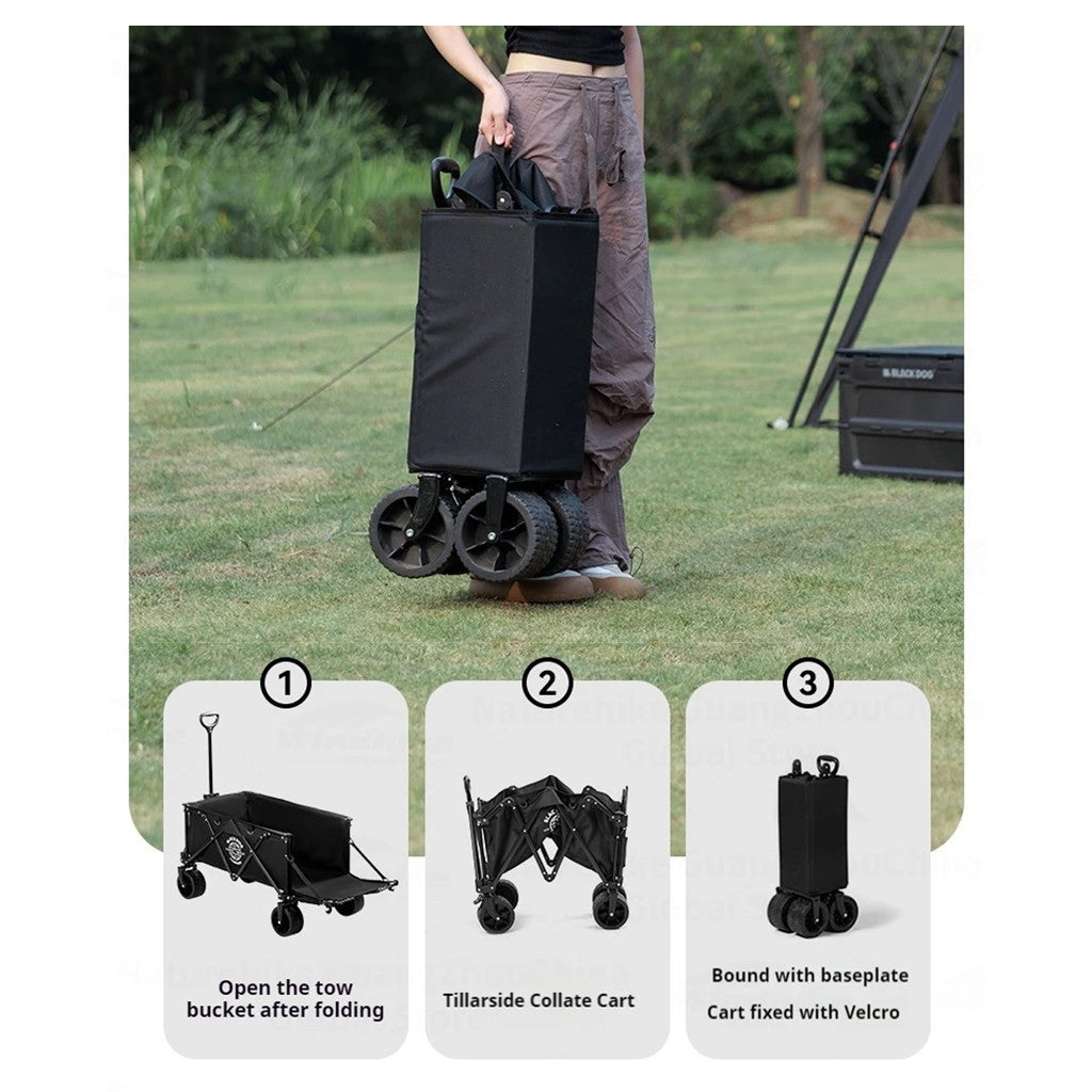 Blackdog Troli Lipat Camping Multifungsi CBD2450JJ036 Four Way Folding Cart Trolley