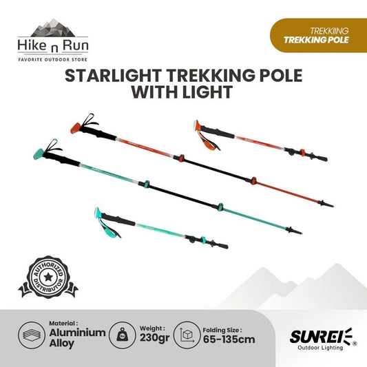 Sunrei Starlight Trekking Pole with Light