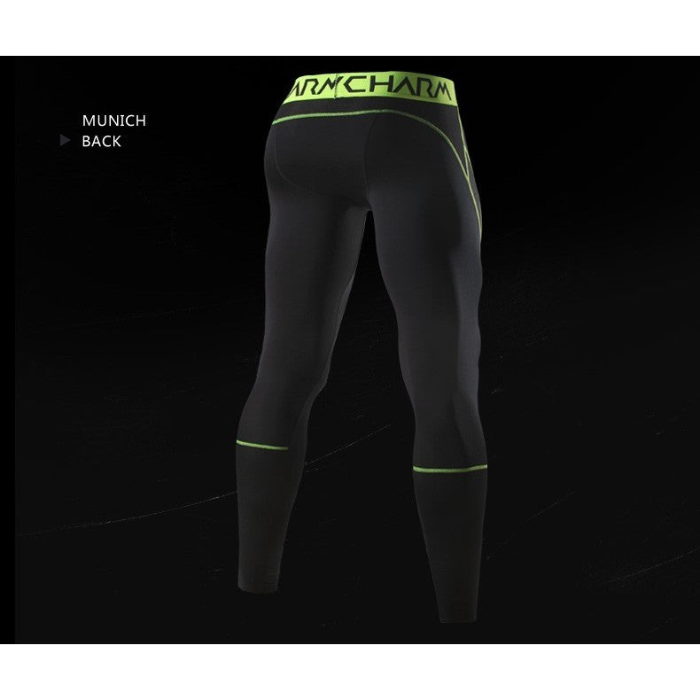 Sport Legging Compression Men Running Training C600 (Black)